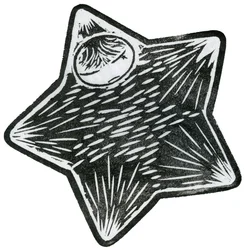 Hvězdné dítě, 2013 (akvarel na washi)